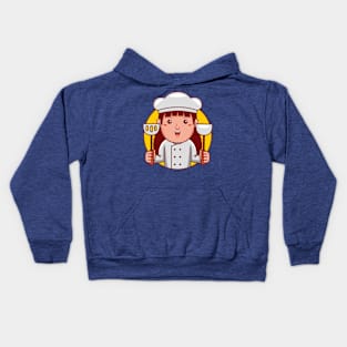 Chef Woman Kids Hoodie